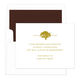Oak Tree Folded Sympathy Cards - Raised Ink Image 4 of 4